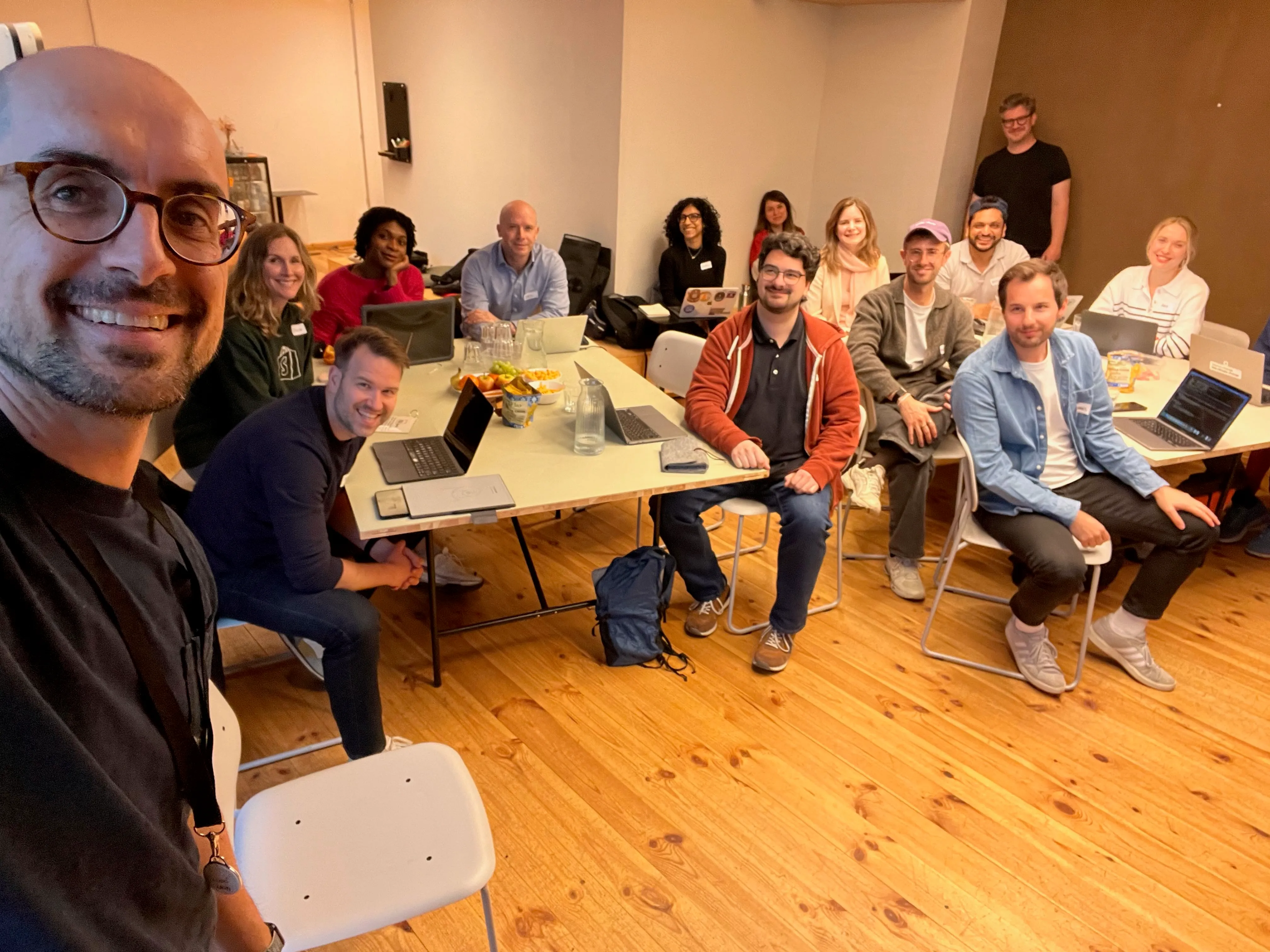 Attendees at the second Handpicked Berlin AI workshop at Impact Hub