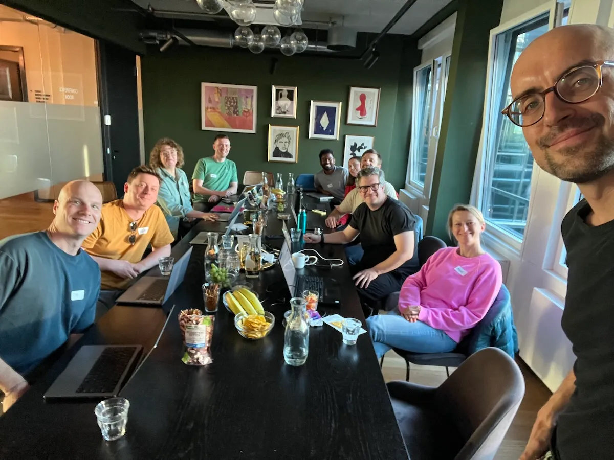 Attendees at a Handpicked Berlin AI workshop