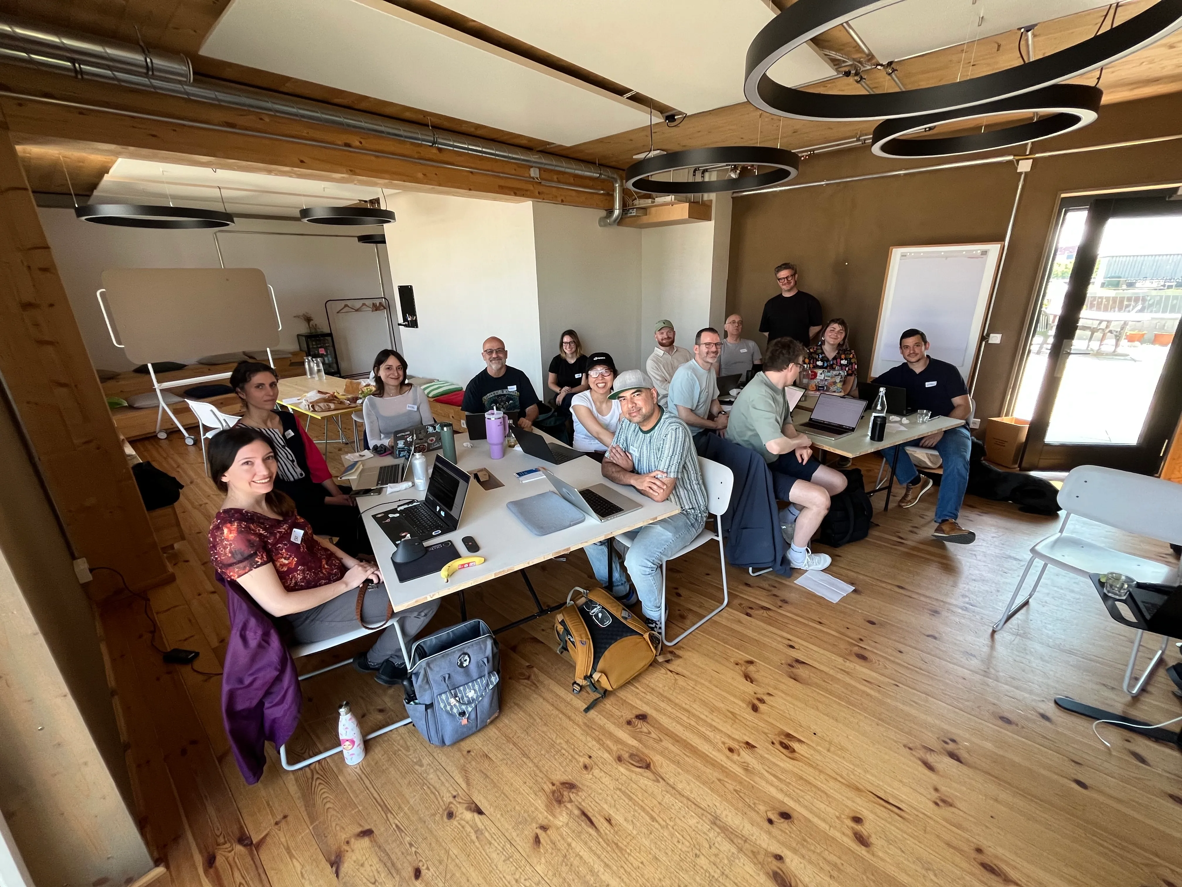 Attendees at the third Handpicked Berlin AI workshop at Impact Hub
