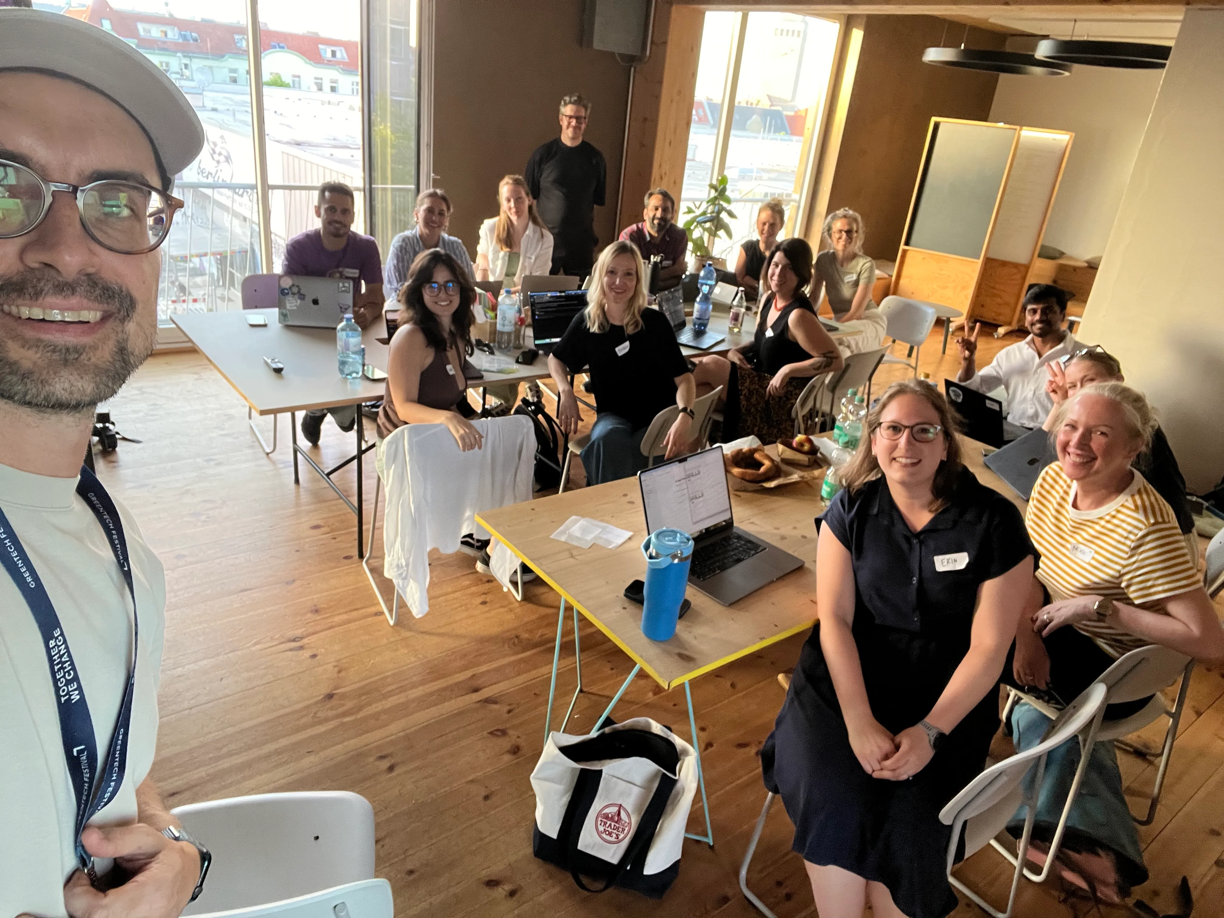 Attendees at the fourth Handpicked Berlin AI workshop at Impact Hub